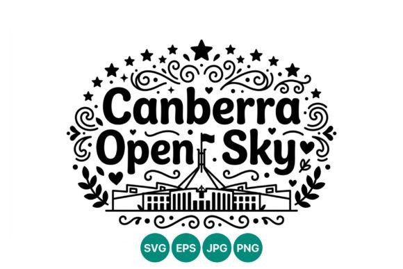 Canberra Open Sky Vector Art