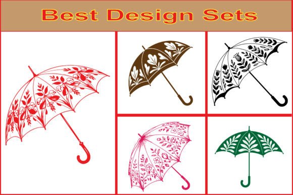 Decorative Floral Umbrella Vector Design: Practical Uses for Creators and Businesses