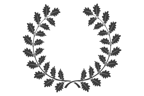 Decorative Vintage Wreath: Artistic Botany for Modern Design