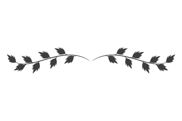 Elegant Black Botany Header Design