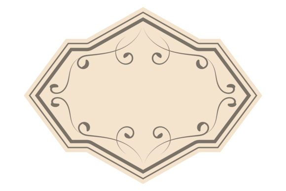 Elevating Brand Identity with the Calligraphic Decorative Label Template