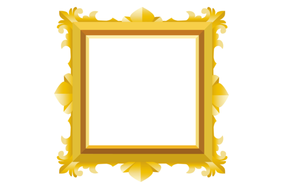 Enhancing Visual Impact with a Museum Frame and Baroque Border Design