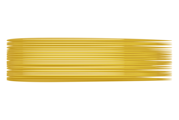 Golden Scratch Decorative Element. Shiny
