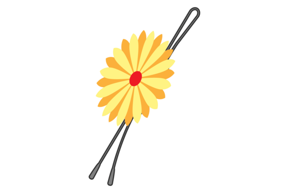 Metal Hairpin with Flower: Decorative Fe and the Art of Modern Accessory Design
