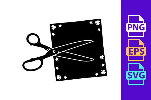 Open Scissors Cutting Through Decorative: A Guide to Professional St. Patrick’s Day Design