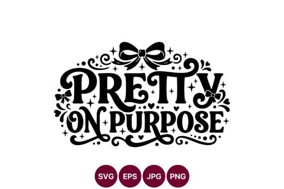 Pretty on Purpose: Elevating Brand Identity with Elegant Black and White Calligraphy