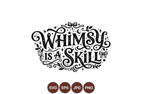 Whimsy Decorative Typography Art